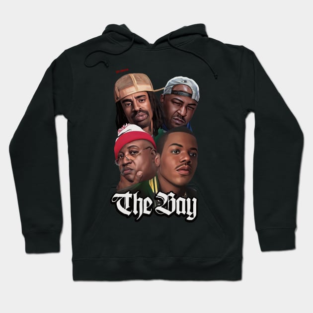 Bay Area Rap Hoodie by Art Simpson